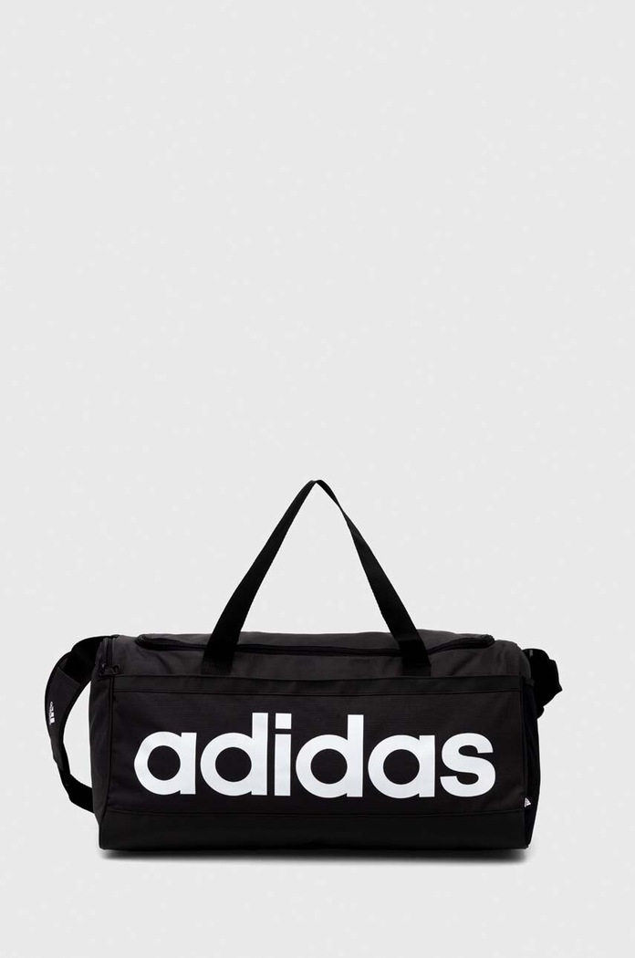 Sportska torba adidas Performance Essentials Linear Medium odgovara formatu A4 crna HT4743