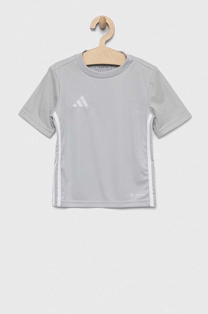adidas Performance T-shirt dziecięcy TABELA 23 JSY IA9153 szary AW24