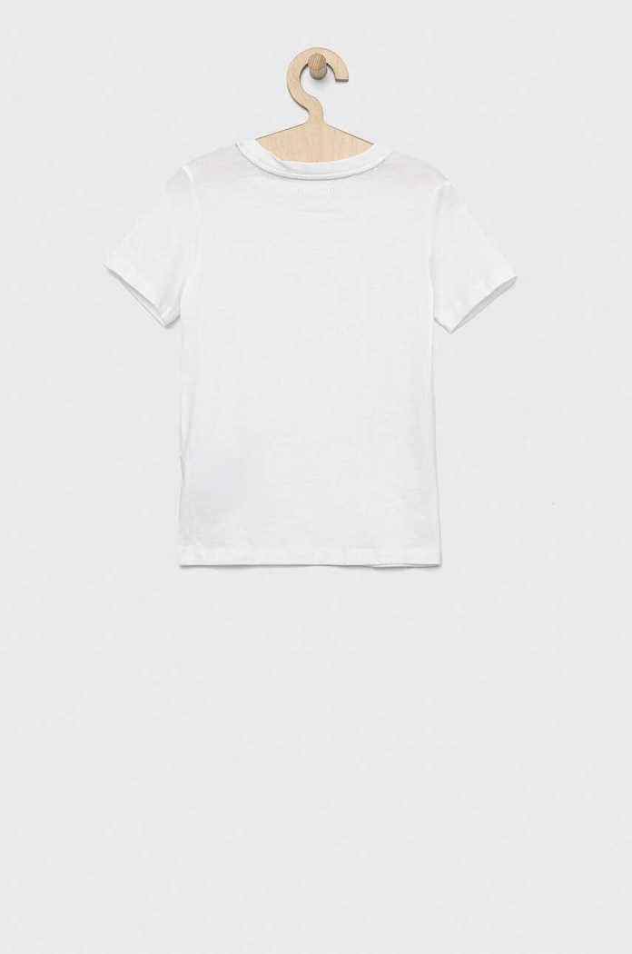 Chłopiec Tommy Hilfiger T-shirt bawełniany dziecięcy 2-pack UB0UB00310.PPYX biały
