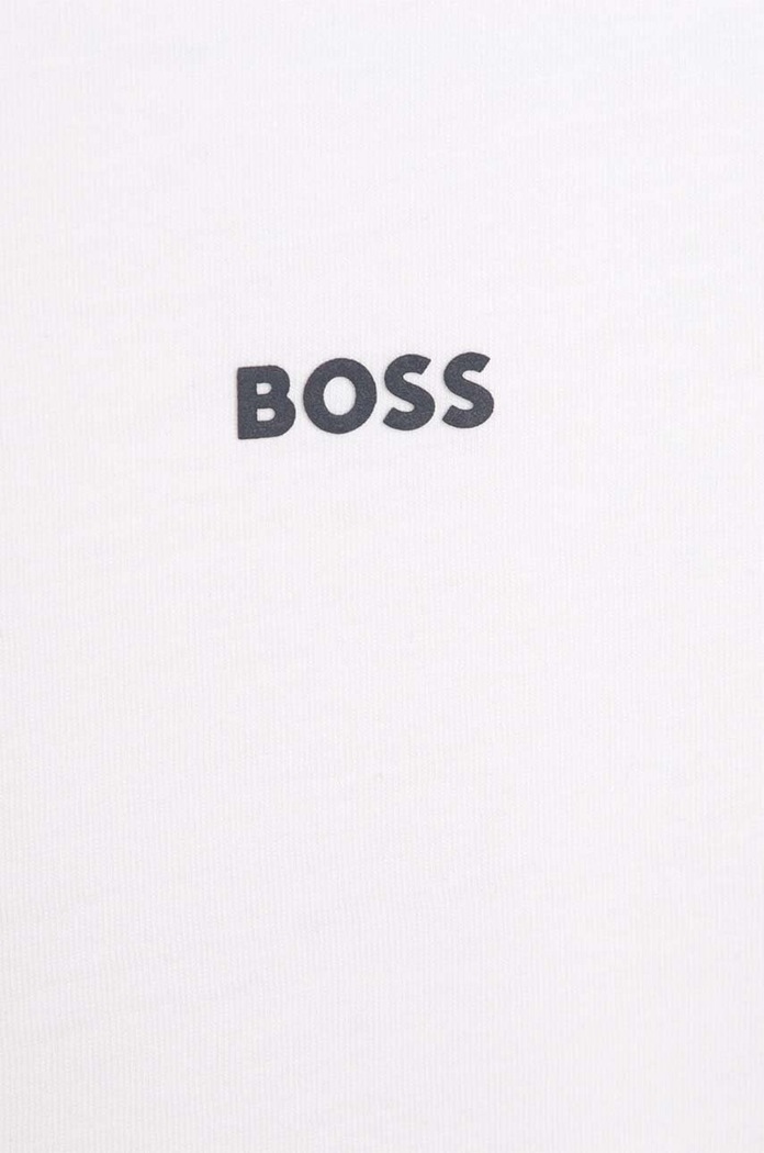 Момче Детска памучна тениска BOSS J25P23.102.150 бял