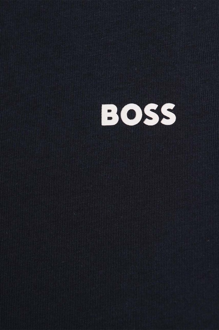 Момче Детска памучна тениска BOSS J25P23.102.150 тъмносин