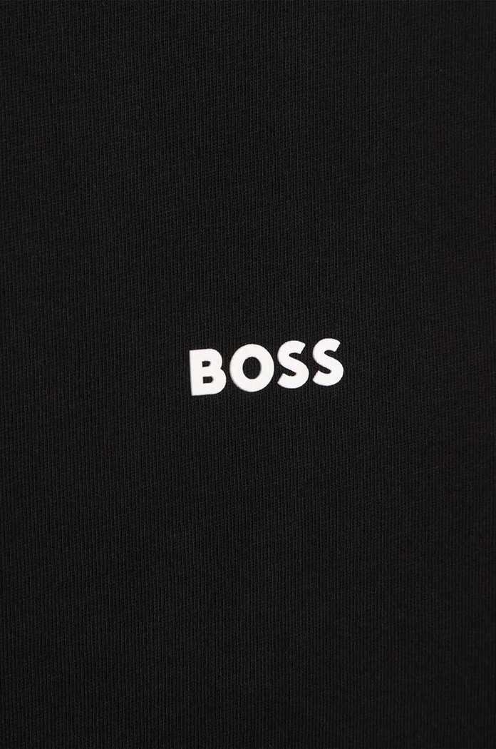Chłopiec BOSS t-shirt bawełniany dziecięcy J25P23.162.174 czarny