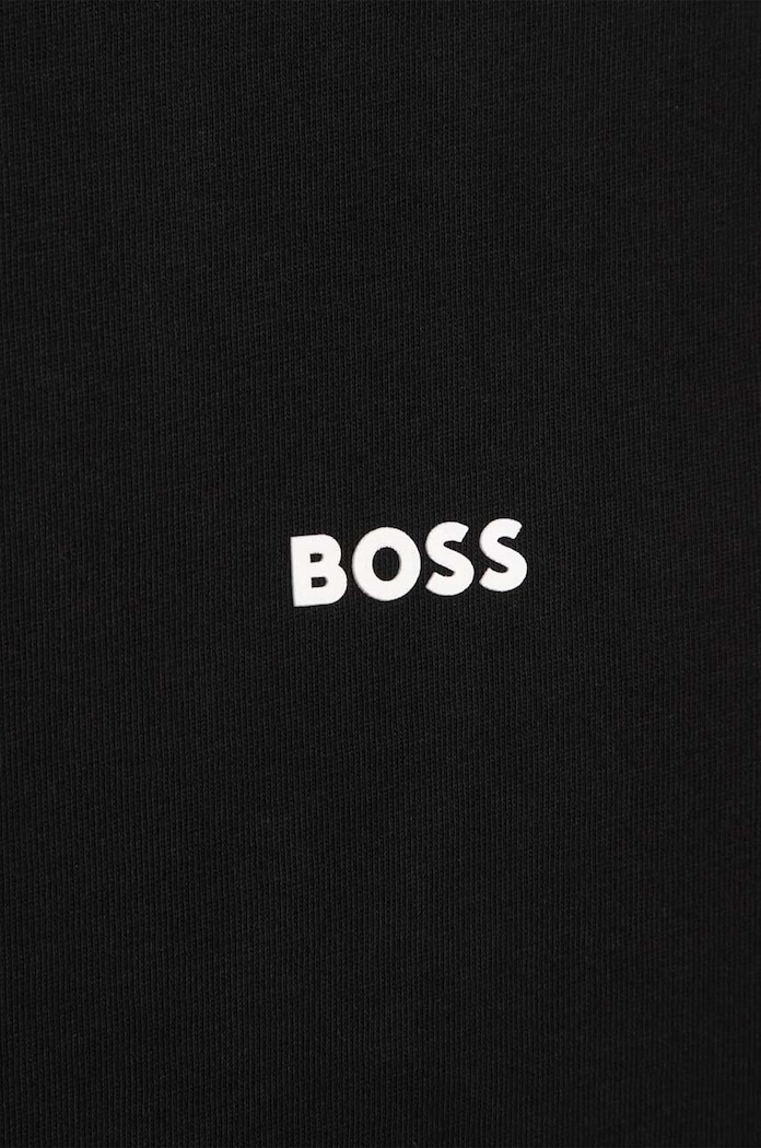 Chłopiec BOSS t-shirt bawełniany dziecięcy J25P23.162.174 czarny