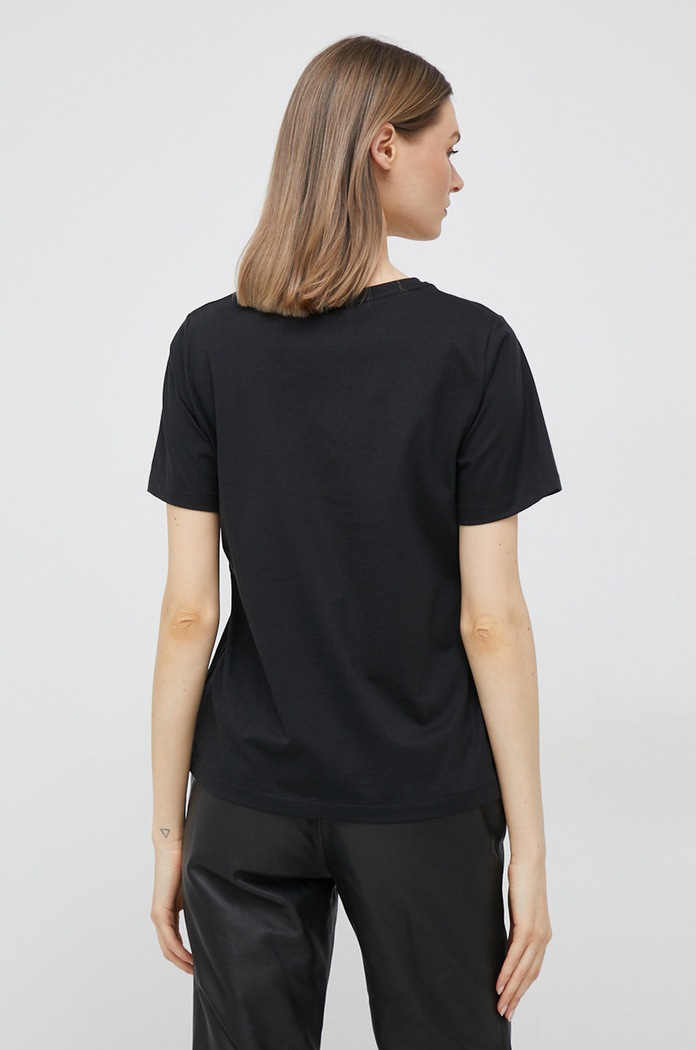 Oblečení Bavlněné tričko Calvin Klein K20K205410.PPYX černá