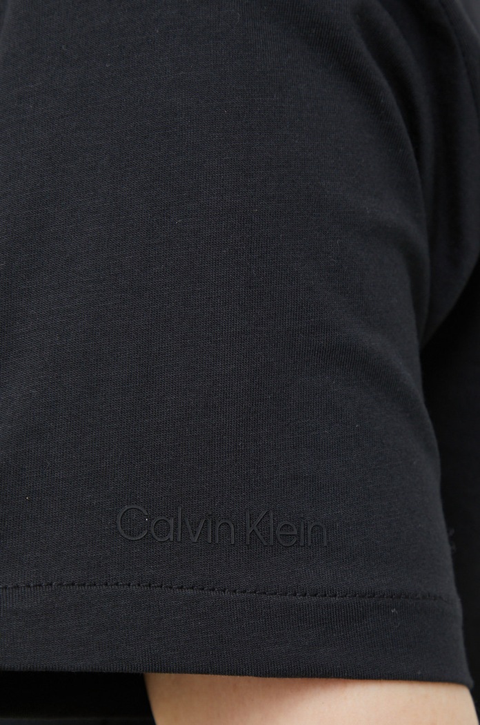 Bavlněné tričko Calvin Klein K20K205410.PPYX černá