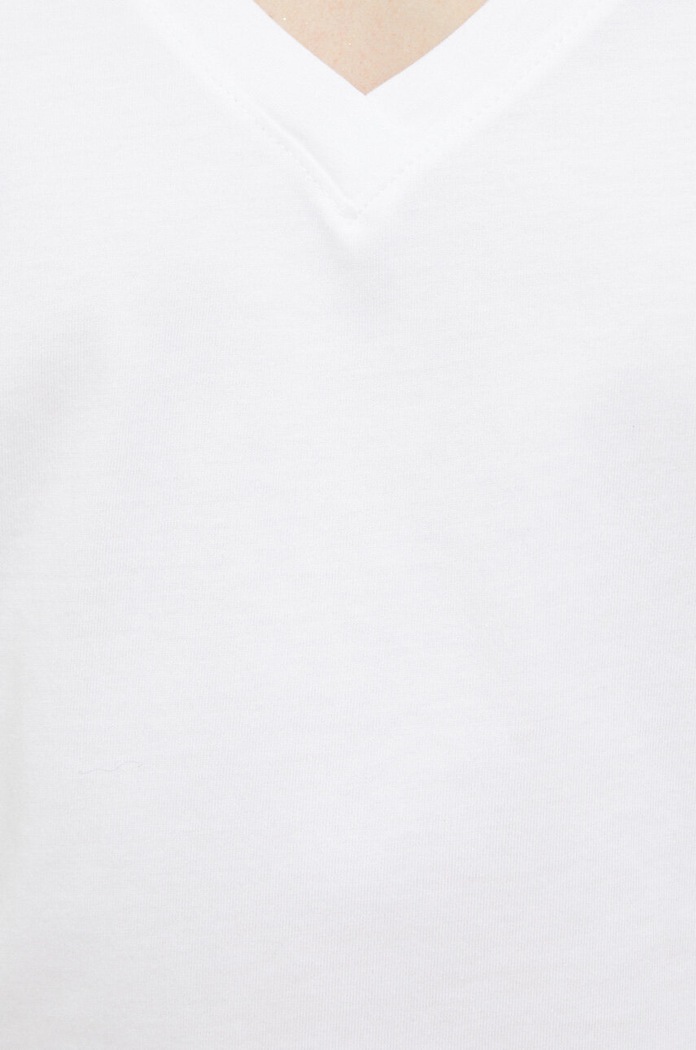 Bavlněné tričko Calvin Klein K20K205338.PPYX bílá