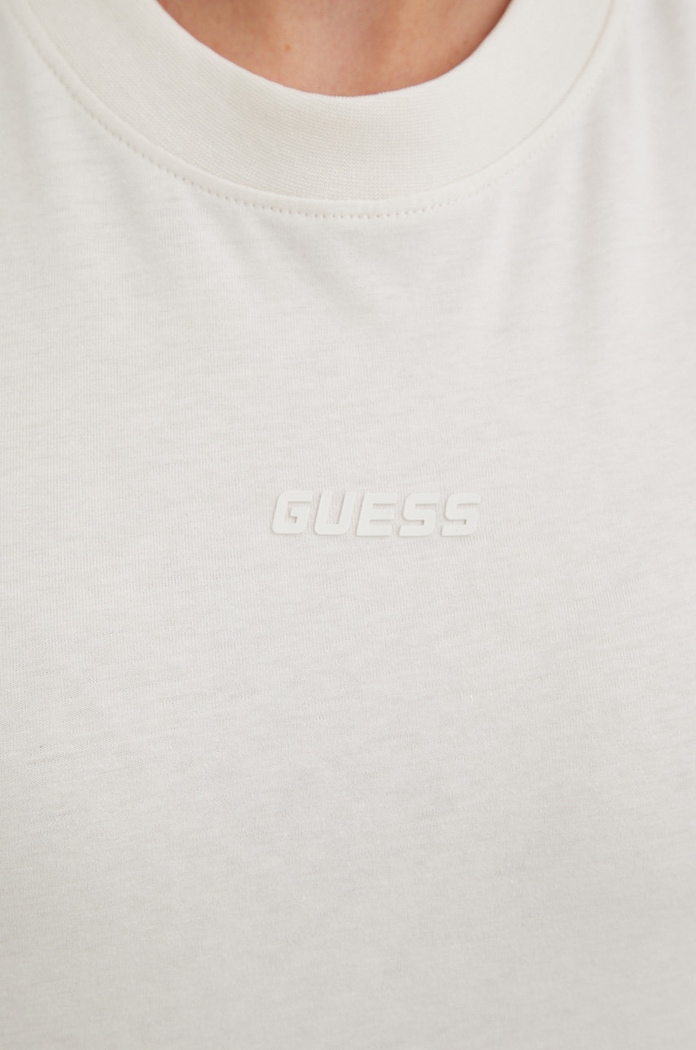Guess tricou din bumbac V3RI08.I3Z14 bej