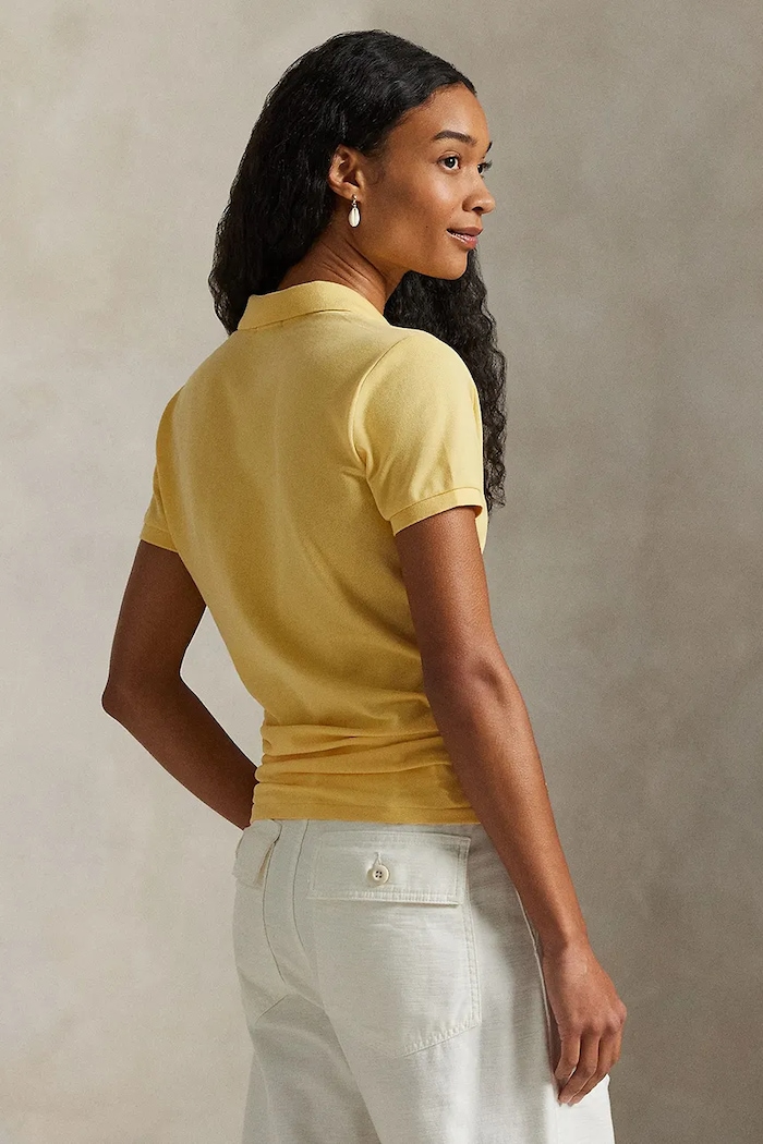 Polo Ralph Lauren polo 211870245 żółty SS26