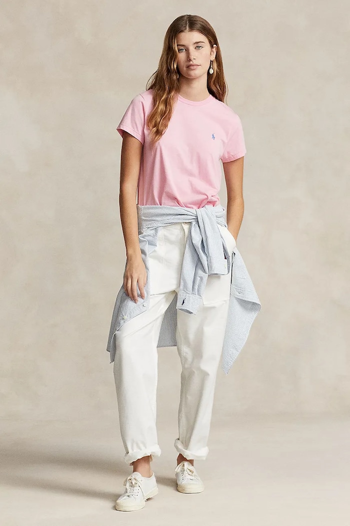 Clothing Polo Ralph Lauren cotton t-shirt 211898698 pink