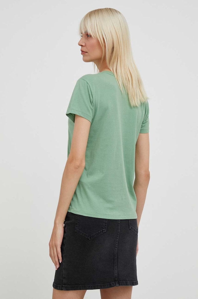 Odzież Polo Ralph Lauren T-shirt bawełniany 211898698 zielony