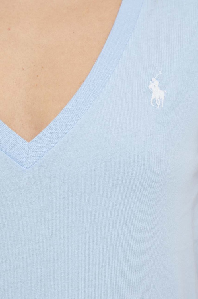 Bavlnené tričko Polo Ralph Lauren 211902403 modrá