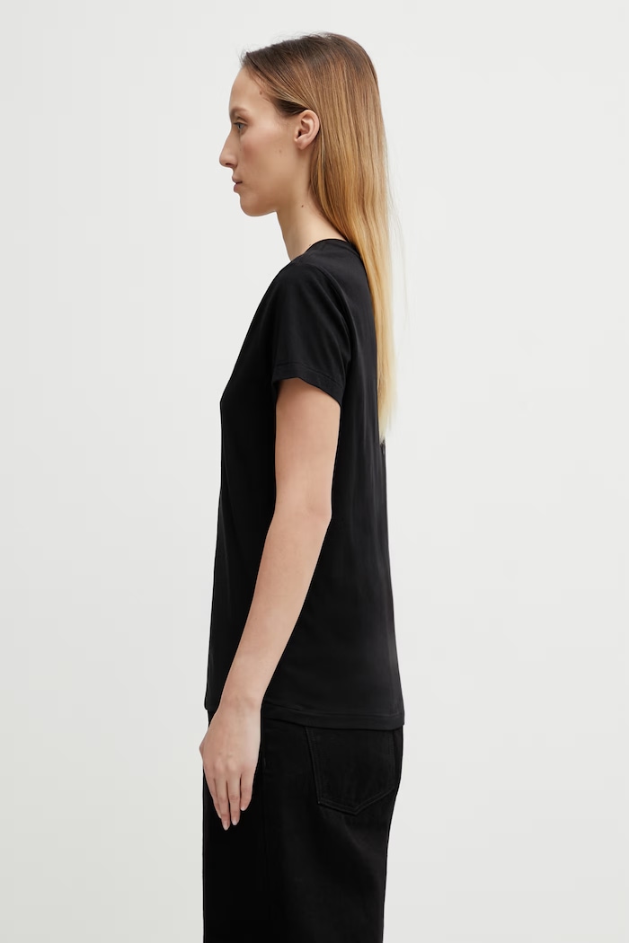 Хлопковая футболка Polo Ralph Lauren 211902403 чёрный AA00