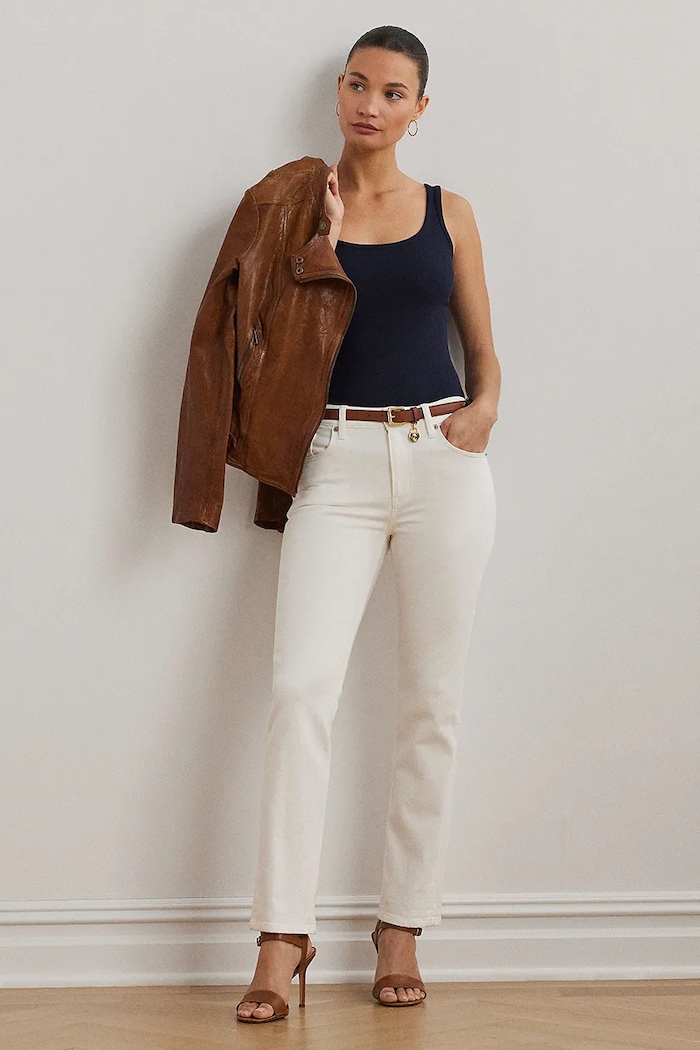 Îmbrăcăminte Lauren Ralph Lauren top femei cu bumbac 200704777 bleumarin