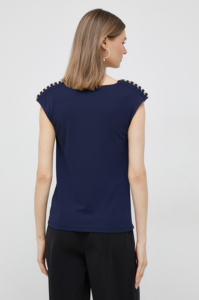 Odzież Lauren Ralph Lauren bluzka 200889317 granatowy