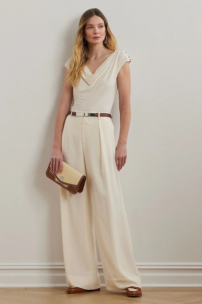 Îmbrăcăminte Lauren Ralph Lauren bluza 200898441 alb