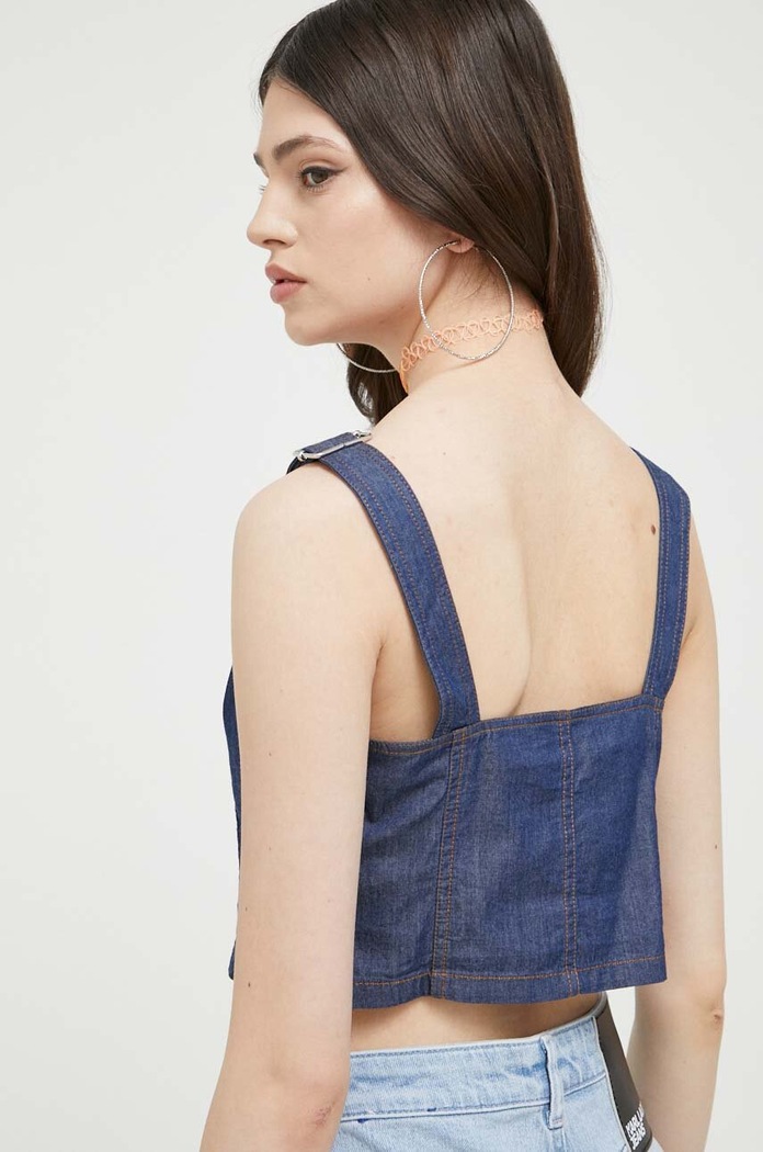 Îmbrăcăminte Love Moschino bluza W.C.E77.01.T.174A bleumarin