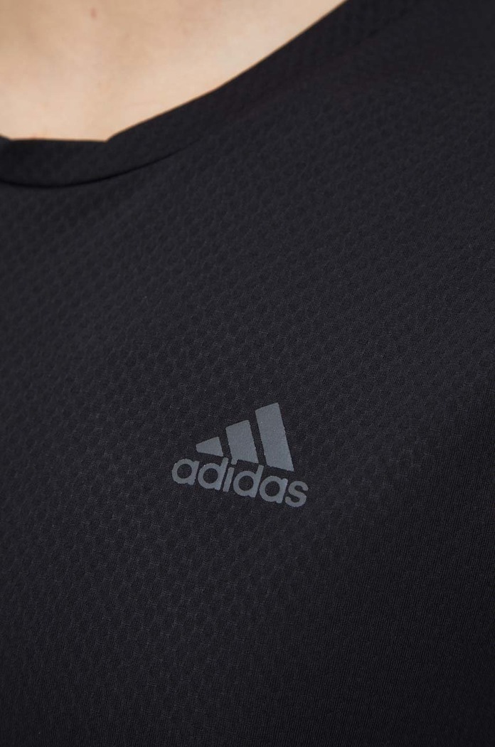 Тениска за бягане adidas Performance Run Icons H57742 черен