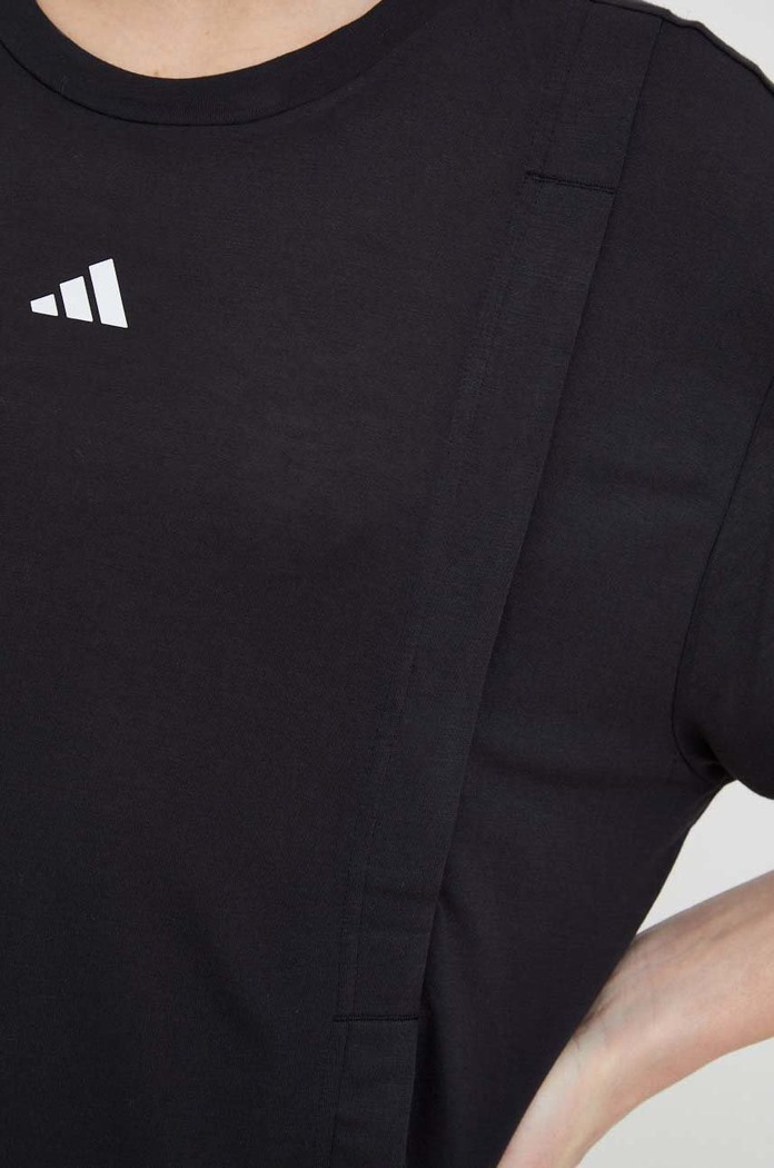 T-shirt treningowy ciążowy Training Essentials adidas Performance czarny IC2325