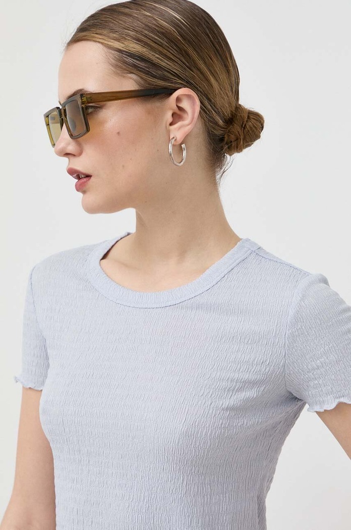 Guess t-shirt SMOKED kék W3GP34.KBQI0