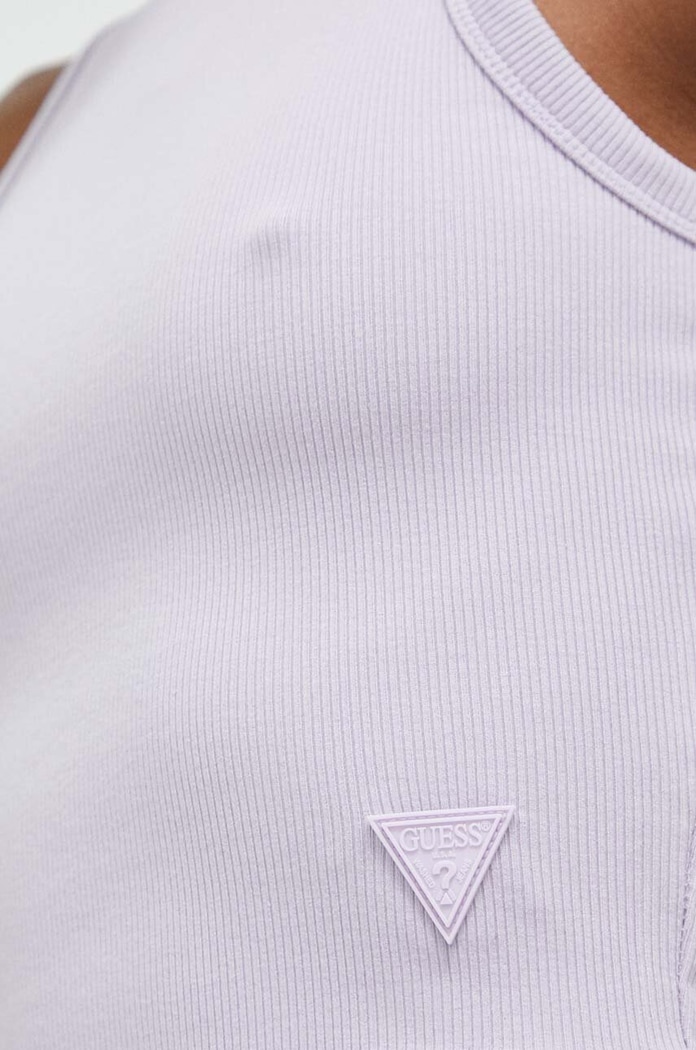 Guess crop top dámský s viskózou EDIE V3GP19.K8RT2