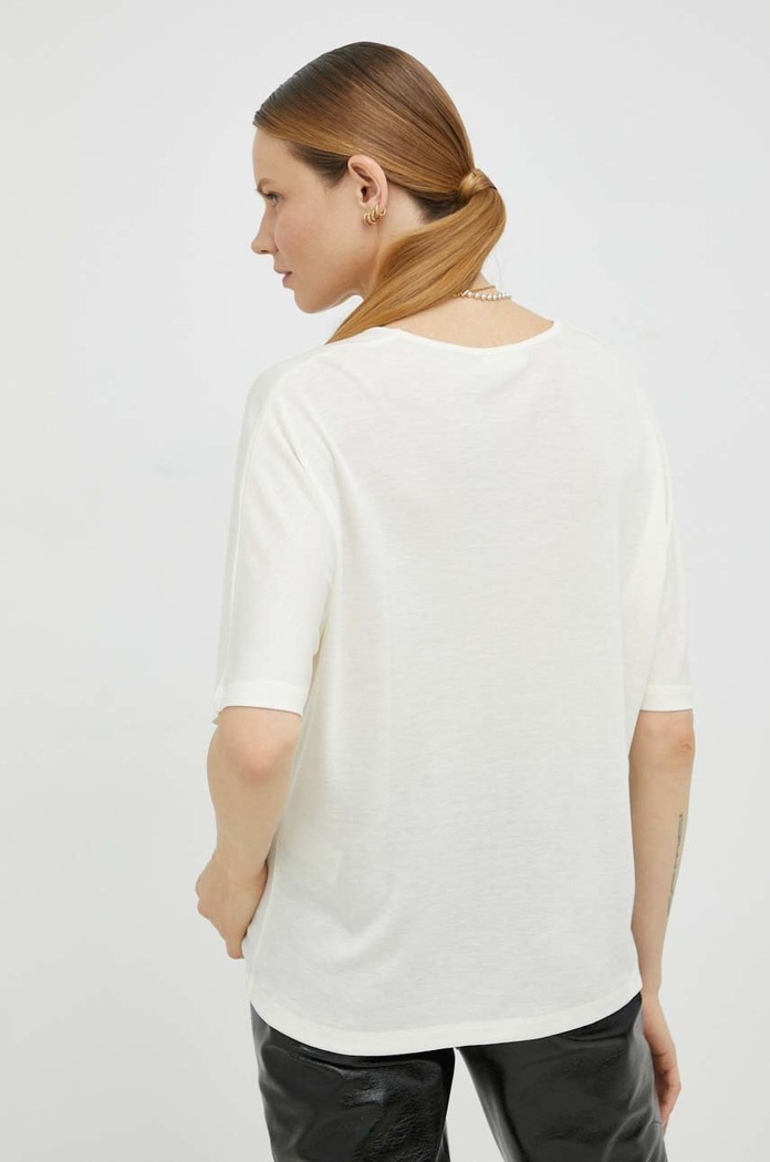 Odjeća Majica kratkih rukava By Malene Birger Q70278012Z bež