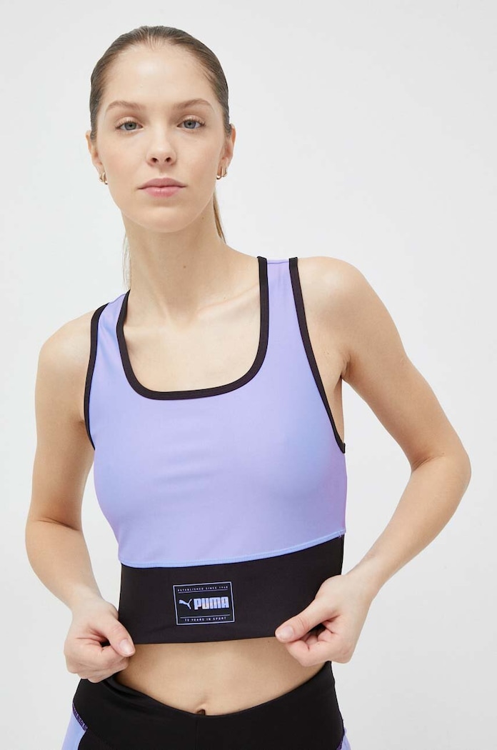 Puma top de antrenament Fit Eversculpt uni violet 523077