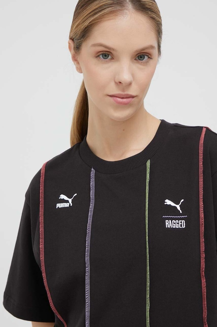 Puma pamut póló X The Ragged Priest fekete 539127