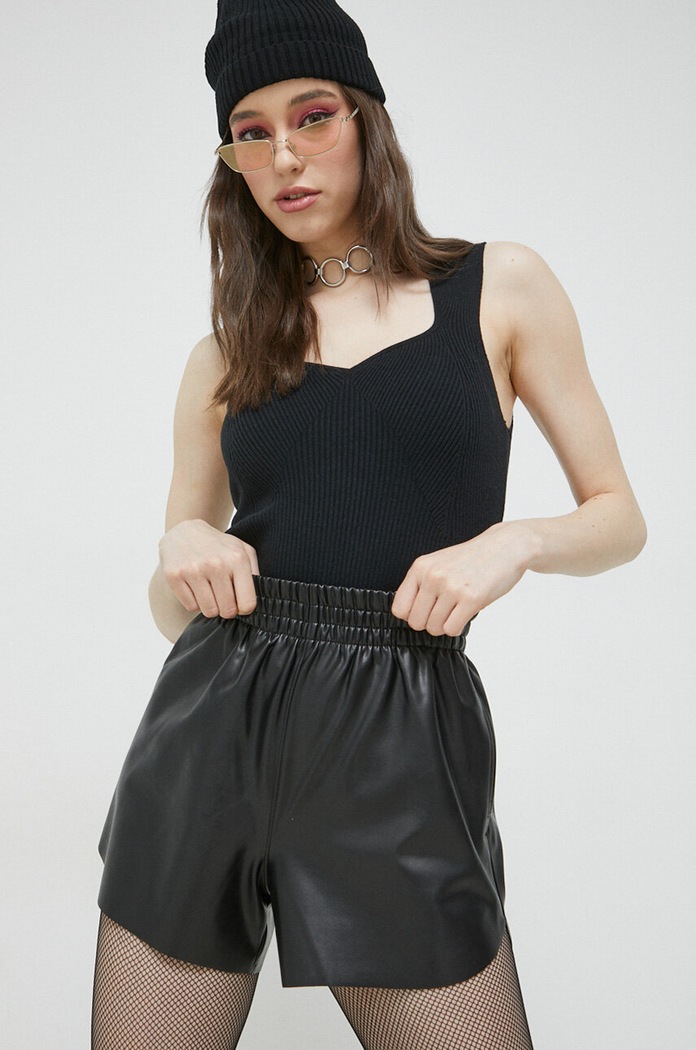 Top Abercrombie & Fitch slim černá KI150.3038.900