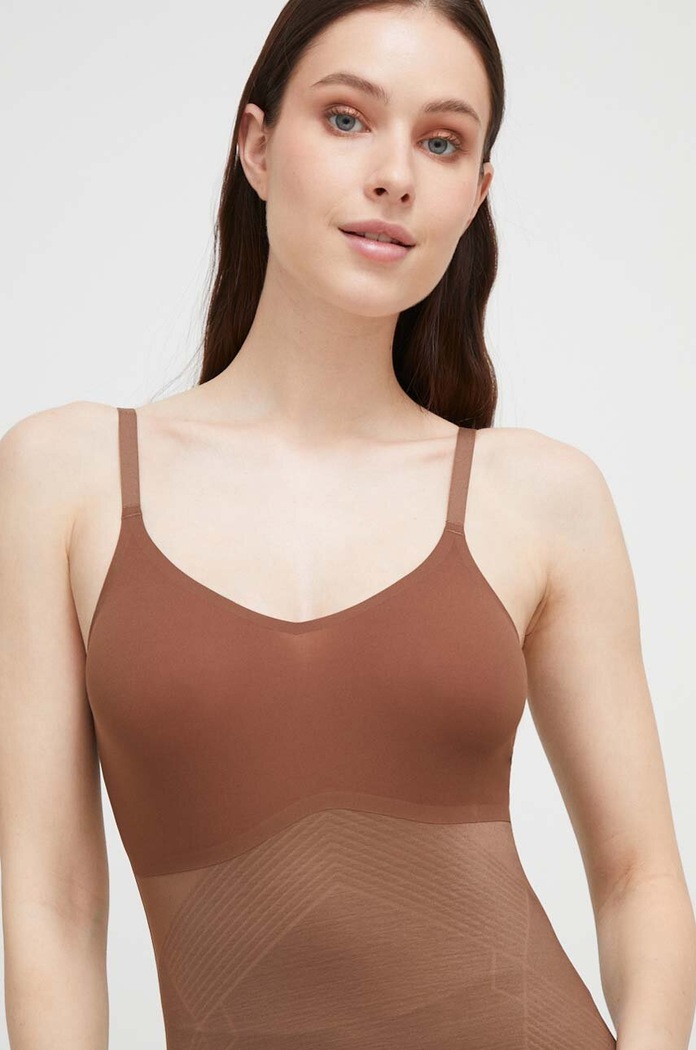 Top σύσφιξης σώματος Spanx καφέ 10259R