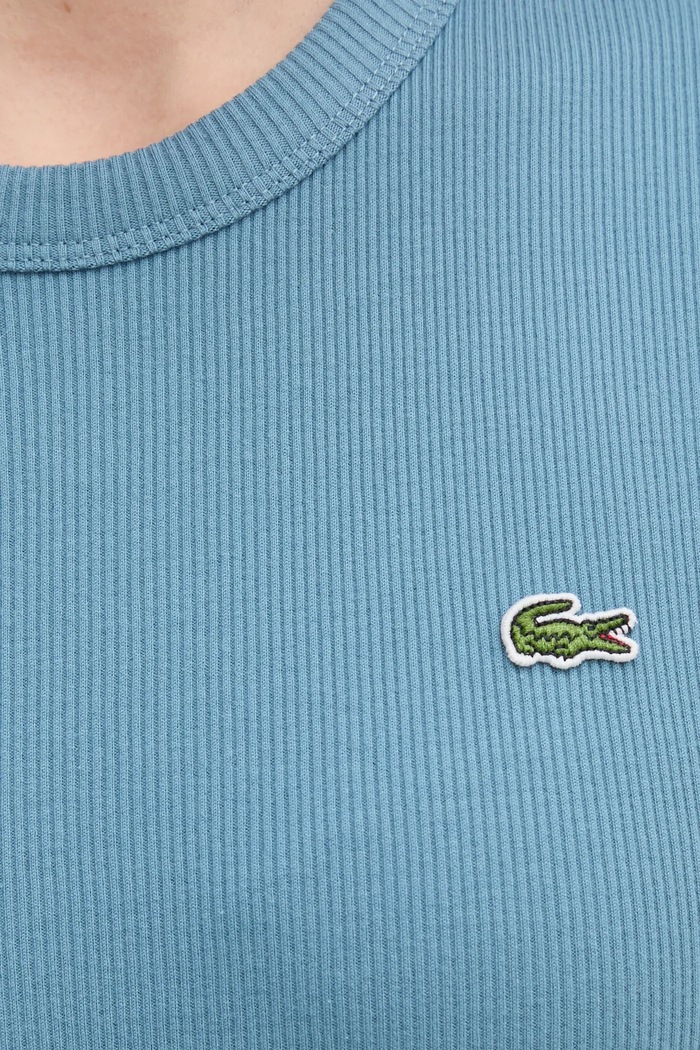 Lacoste t-shirt γυναικείο βαμβακερό TF5538 μπλε
