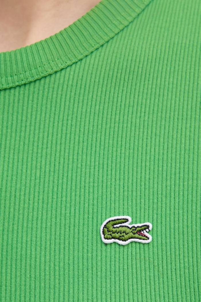 Lacoste t-shirt γυναικείο βαμβακερό TF5538 πράσινο
