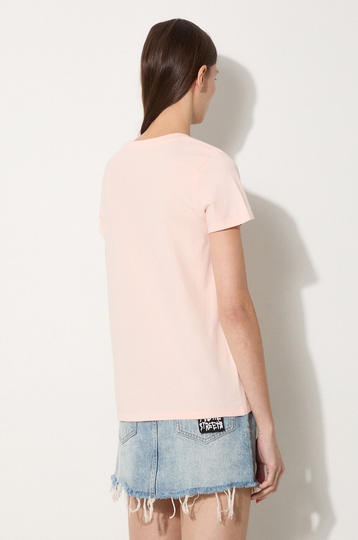Levi's cotton t-shirt 39185.0209 pink AW23