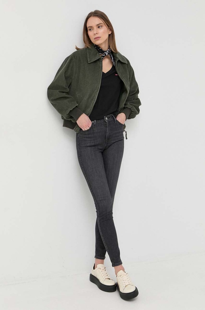 Βαμβακερό μπλουζάκι Levi's 2-pack A3624.0003 μαύρο SS23