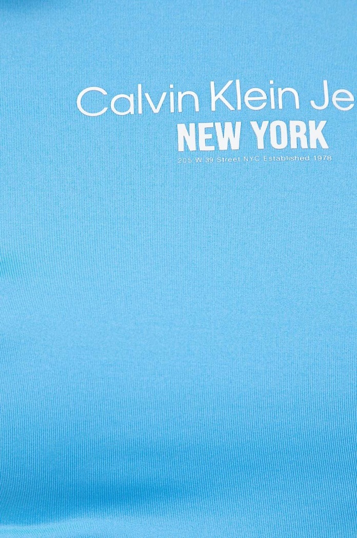 Tričko Calvin Klein Jeans J20J221483.PPYX modrá