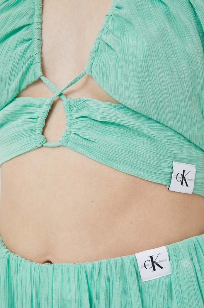 Top Calvin Klein Jeans Calvin Klein Jeans zelená J20J221074.PPYX