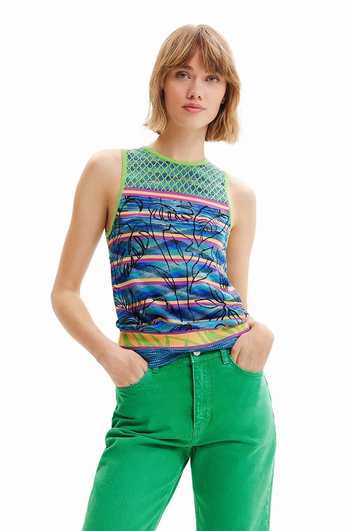 Ruházat Desigual gyerek top 23SWTKBC többszínű
