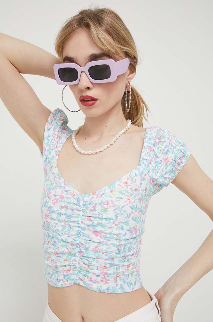 Billabong bluzka wzorzyste niebieski ABJKT00443