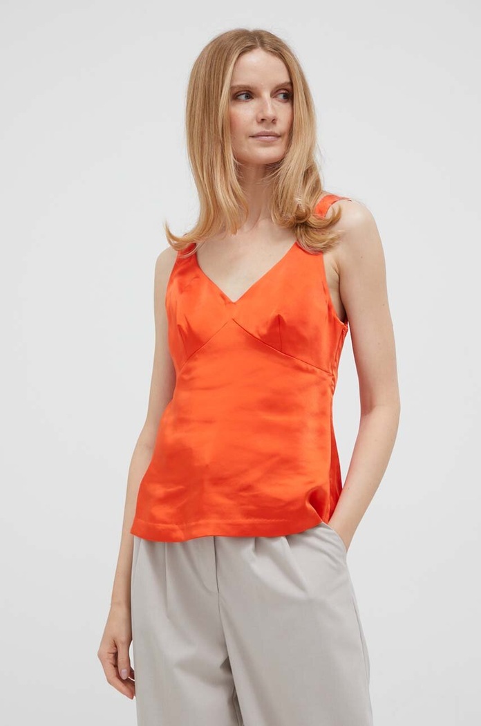 Top United Colors of Benetton oranžová 50V4DH009.1G9