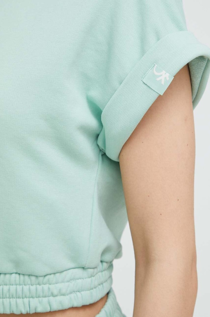 Μπλουζάκι lounge United Colors of Benetton 31NB3M03H.34P πράσινο
