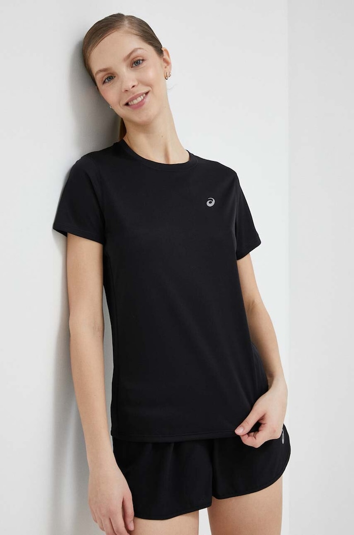 Asics t-shirt do biegania Core regular czarny 2012C335.001
