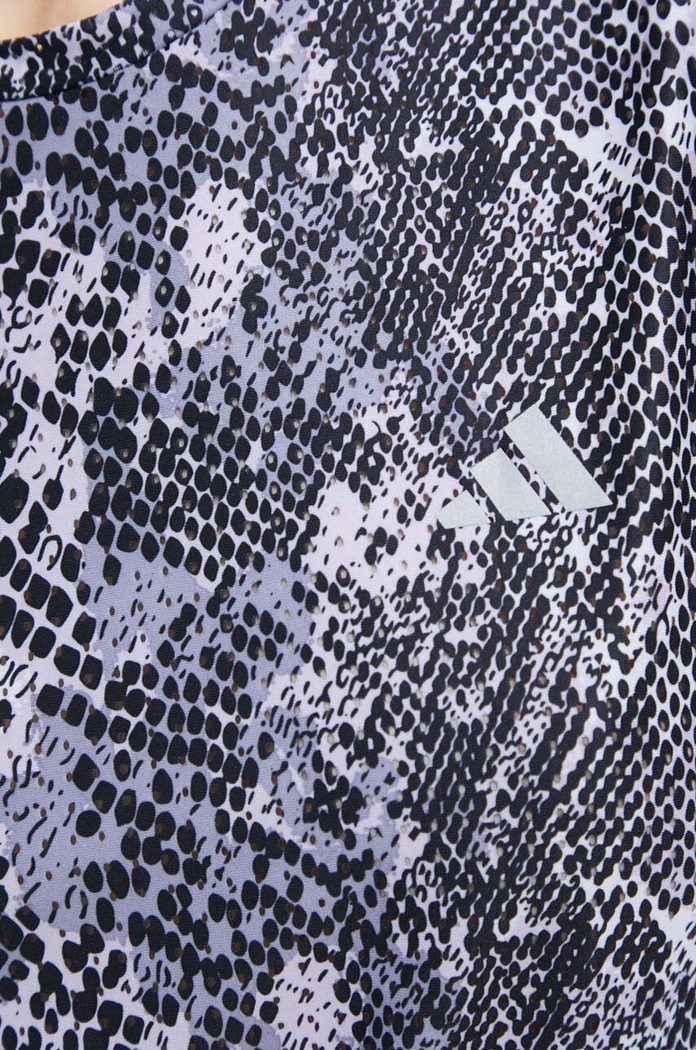 adidas Performance t-shirt do biegania Fast HR5713 fioletowy