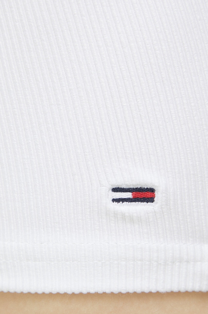 Топ Tommy Jeans DW0DW15303.PPYX бял