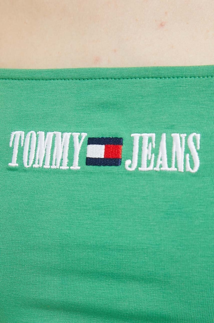 Tommy Jeans top DW0DW15458.PPYX zielony