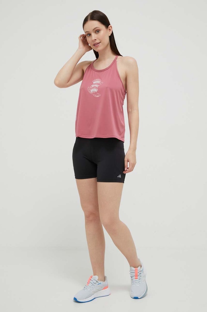 Top za trčanje adidas Performance Run for the Oceans HZ6006 roza AW23