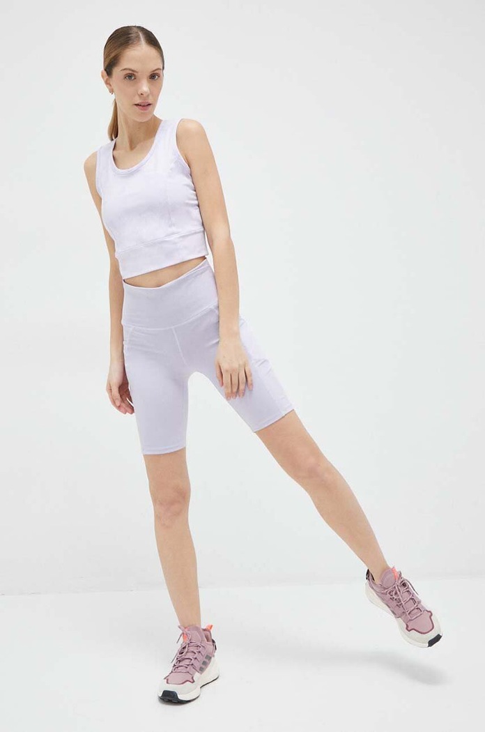 Columbia top sportowy Windgates II Cropped 1931861.SS23 fioletowy SS23