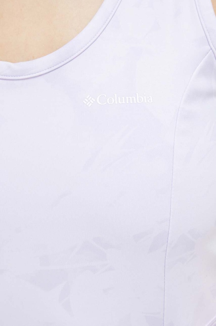 Columbia top sportowy Windgates II Cropped 1931861.SS23 fioletowy
