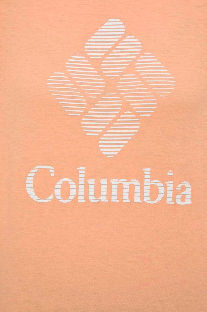Μπλουζάκι Columbia 1934002.SS23 πορτοκαλί