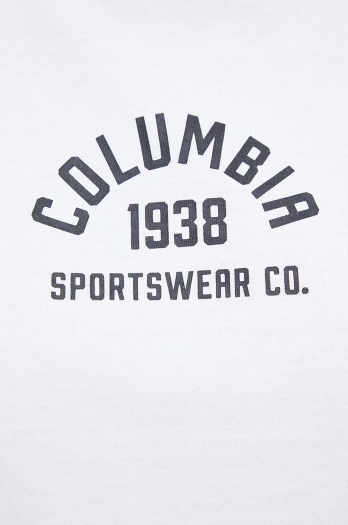 Bavlněné tričko Columbia North Cascades 1992085 bílá