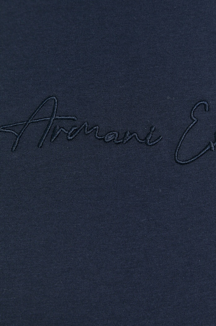 Armani Exchange pamut póló 3RYTEX.YJG3Z sötétkék