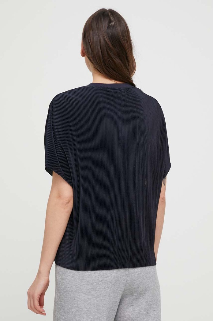 Ρούχα Μπλουζάκι πιτζάμας Tommy Hilfiger UW0UW04516.PPYX σκούρο μπλε